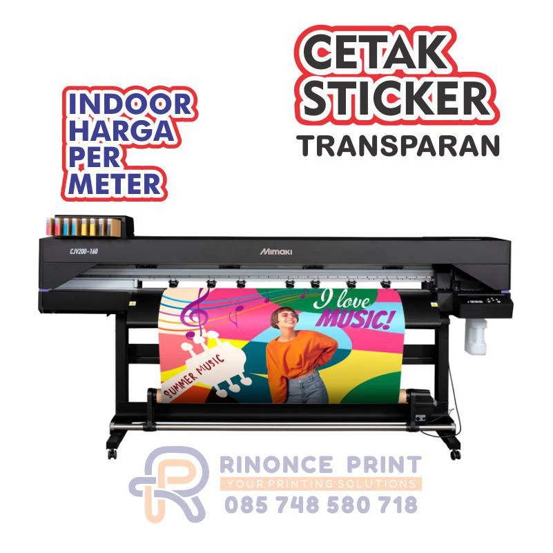 STICKER TRANSPARAN RINONCE PRINT